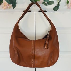 COACH- brown leather handbag